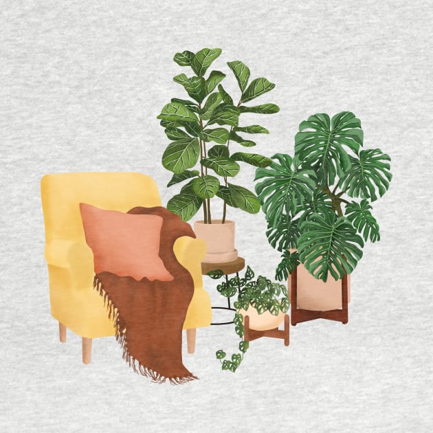 Plants interior by Gush Art Studio 1